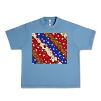 Pebble Blue 4th of July USA flag leopard cowhide 20oz tumbler Urban Heavy Tee - Neo Western