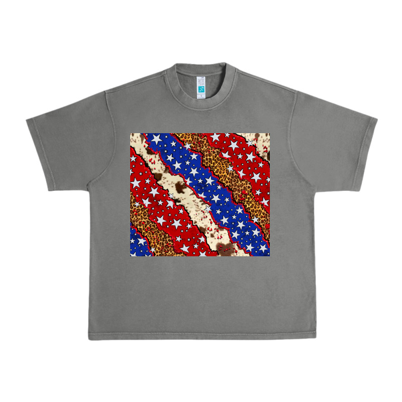 4th Of July Usa Flag Leopard Cowhide 20oz Tumbler Urban Heavy Tee by Neo Western | Teevron