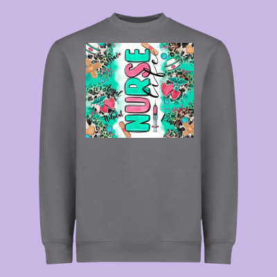 Nurse Life Heavyweight Sweatshirt Designed By Zillion Design Studio