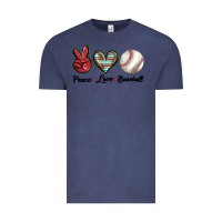 Vintage Denim peace love west Vintage Tee - BarkalooDesign