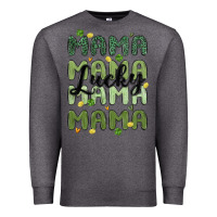Charcoal Heather lucky mama Premium Sweatshirt - MaliasSmallBusiness