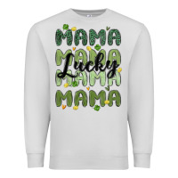 Dove Grey lucky mama Premium Sweatshirt - MaliasSmallBusiness