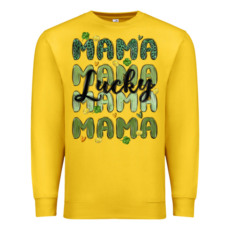 Lucky Mama Premium Sweatshirt by MaliasSmallBusiness | Teevron