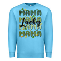 Ocean Blue lucky mama Premium Sweatshirt - MaliasSmallBusiness