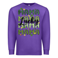 Purple lucky mama Premium Sweatshirt - MaliasSmallBusiness