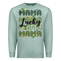 Seafoam lucky mama Premium Sweatshirt - MaliasSmallBusiness