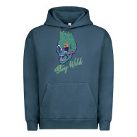 Pigment Midnight Navy Stay Wild Urban Hoodie - Bettercallsaul