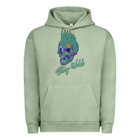Pigment Oil Green Stay Wild Urban Hoodie - Bettercallsaul