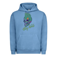 Pigment Pebble Blue Stay Wild Urban Hoodie - Bettercallsaul