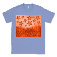Colony Blue orange glitter star Classic Tee - JahusDesignShop