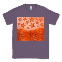 Lavender orange glitter star Classic Tee - JahusDesignShop