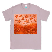 Lilac orange glitter star Classic Tee - JahusDesignShop