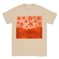 Mushroom orange glitter star Classic Tee - JahusDesignShop