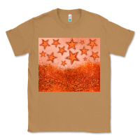 Toasted Coconut orange glitter star Classic Tee - JahusDesignShop