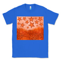 True Royal orange glitter star Classic Tee - JahusDesignShop