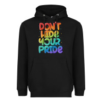 Black dont hide your pride Heavyweight Hoodie - MaliasSmallBusiness