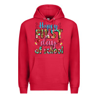 Cardinal happy first day of school Premium Hoodie - BundleAndBundleShop