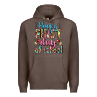 Coffee happy first day of school Premium Hoodie - BundleAndBundleShop