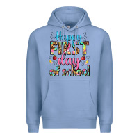Colony Blue happy first day of school Premium Hoodie - BundleAndBundleShop