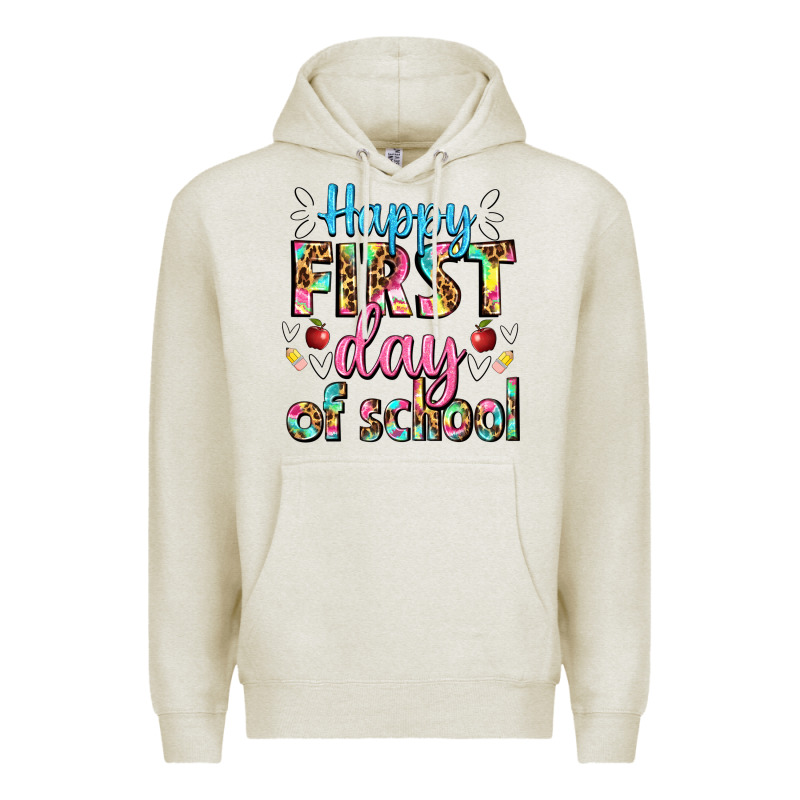 Happy First Day Of School Premium Hoodie by BundleAndBundleShop | Teevron