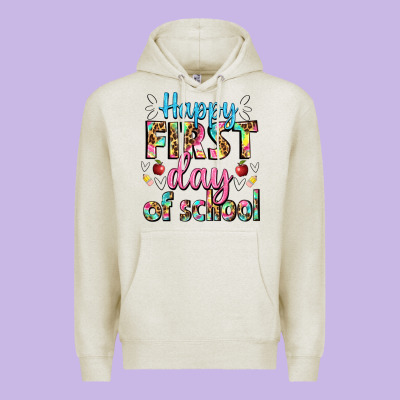 Happy First Day Of School Premium Hoodie Designed By Bundleandbundleshop