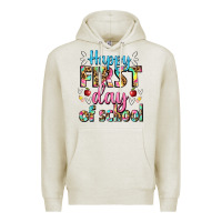 Oatmeal Heather happy first day of school Premium Hoodie - BundleAndBundleShop