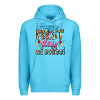 Ocean Blue happy first day of school Premium Hoodie - BundleAndBundleShop
