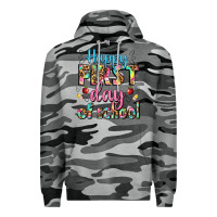 Slate Camo happy first day of school Premium Hoodie - BundleAndBundleShop
