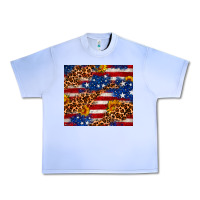 Grape Ice 4th of July USA flag leopard sunflower 20oz tumble Urban Heavy Tee - Neo Western