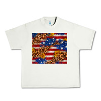 Pistachio 4th of July USA flag leopard sunflower 20oz tumble Urban Heavy Tee - Neo Western