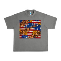 Tornado 4th of July USA flag leopard sunflower 20oz tumble Urban Heavy Tee - Neo Western