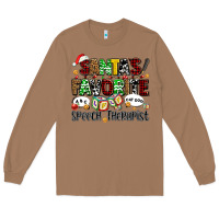 Toasted Coconut santas favorite speech therapist Long Sleeve Tee - AdoDesignShop