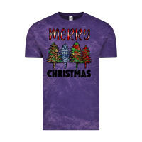 Cloud Purple merry christmas trees Vintage Tee - RanaPortraitStore