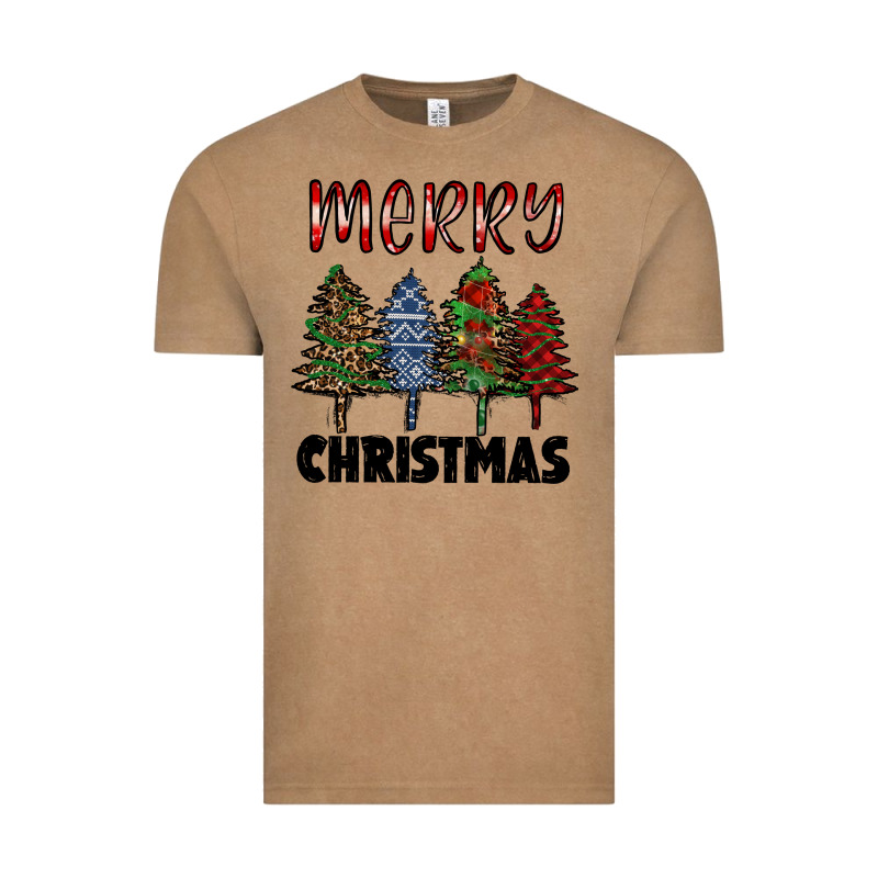 Merry Christmas Trees Vintage Tee by RanaPortraitStore | Teevron