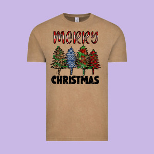 Merry Christmas Trees Vintage Tee Designed By Ranaportraitstore