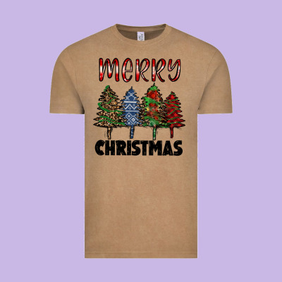 Merry Christmas Trees Vintage Tee Designed By Ranaportraitstore