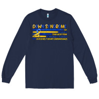 Navy down syndrome Long Sleeve Tee - Artiststas