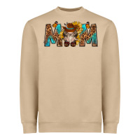 Mushroom mom with bull skull Heavyweight Sweatshirt - texasbilliewilder