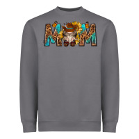 Storm mom with bull skull Heavyweight Sweatshirt - texasbilliewilder
