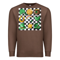 Chestnut checker board lucky charms Premium Sweatshirt - MaliasSmallBusiness