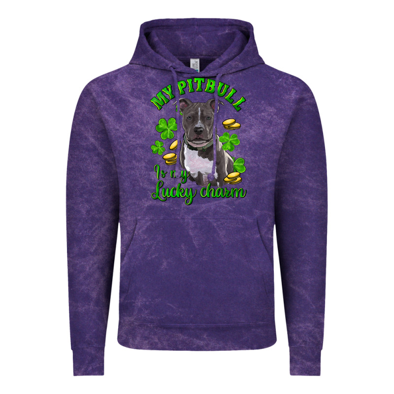 St Patricks Day My Pitbuli My Lucky Charm Vintage Hoodie by RanaPortraitStore | Teevron