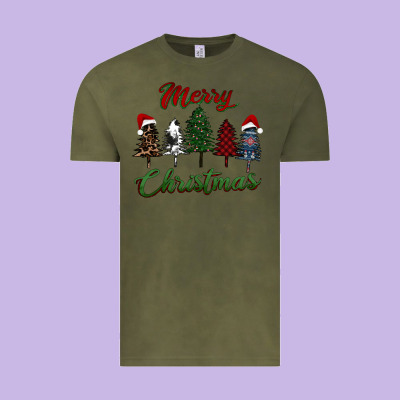 Merry Christmas Trees Vintage Tee Designed By Ranaportraitstore