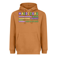 Meerkat mardi gras beads Heavyweight Hoodie - MaliasSmallBusiness