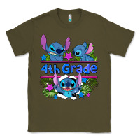 Army Green preview flower stitch 4 th grade Classic Tee - AdoDesignShop