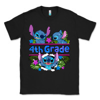 Black preview flower stitch 4 th grade Classic Tee - AdoDesignShop