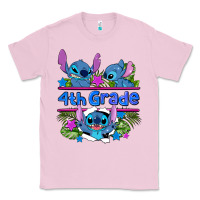 Bubblegum Pink preview flower stitch 4 th grade Classic Tee - AdoDesignShop