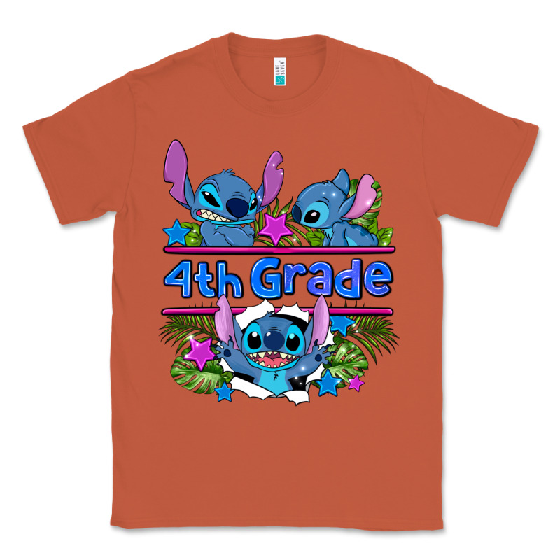 Preview Flower Stitch 4 Th Grade Classic Tee by AdoDesignShop | Teevron