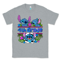 Heather Grey preview flower stitch 4 th grade Classic Tee - AdoDesignShop