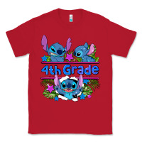 Red preview flower stitch 4 th grade Classic Tee - AdoDesignShop