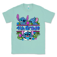 Seafoam preview flower stitch 4 th grade Classic Tee - AdoDesignShop
